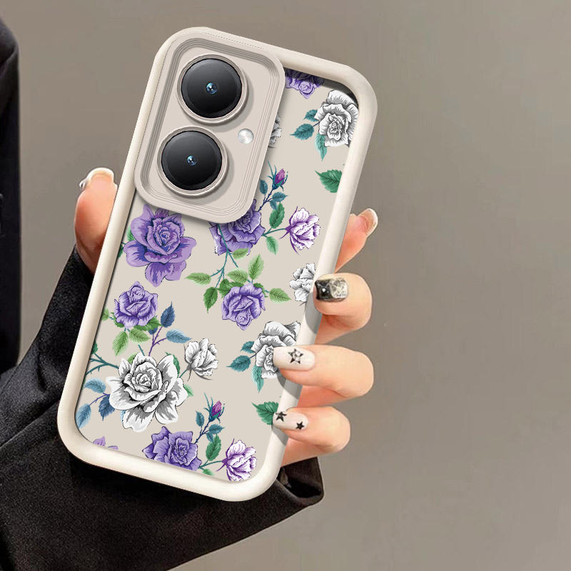 Vivo Y28 - 꽃 그림 휴대폰 케이스 Vivo Y38